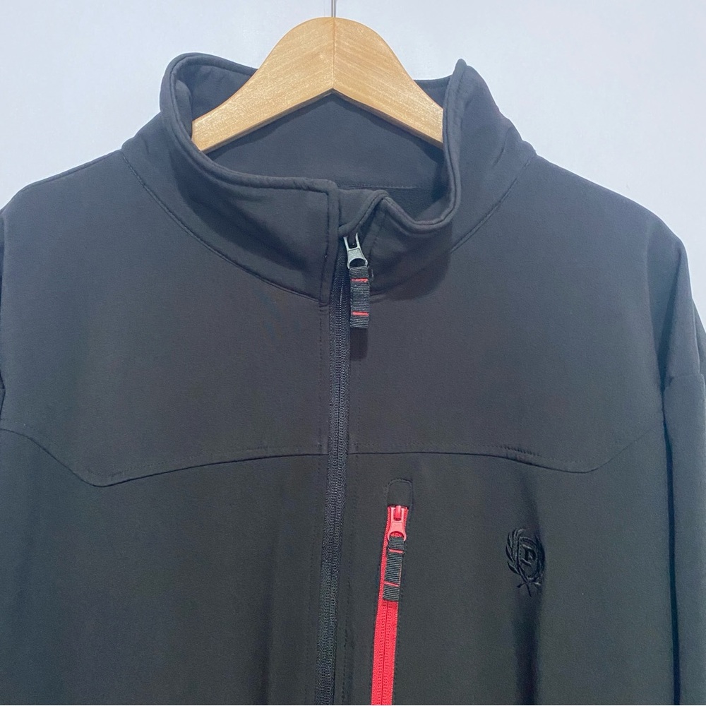 Phat Farm Classics 3X Black Softshell Jacket Full Zip Golf Big & Tall Mens - Picture 2 of 10